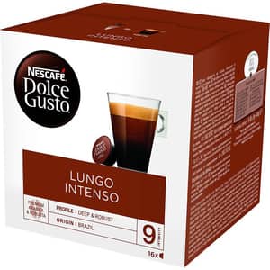 Capsule cafea NESCAFE Lungo Intenso, compatibile Dolce Gusto, 16 capsule, 144g
