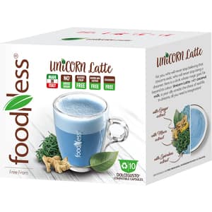 Capsule cafea FOODNESS Unicorn Latte, compatibile Dolce Gusto, 10 capsule, 120g