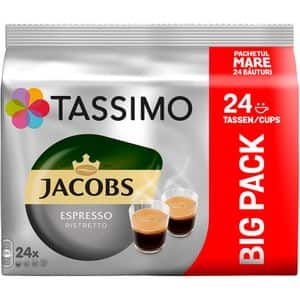 Capsule cafea TASSIMO Jacobs Ristretto Big Pack, 24 capsule, 192g