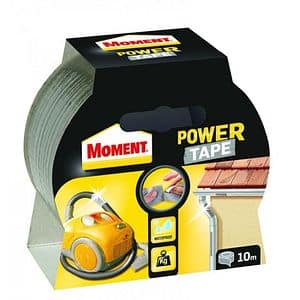 Banda auto-adeziva Moment Power Tape, 10 mm x 50 m, argintiu