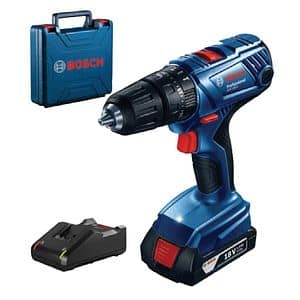 Masina de gaurit si insurubat (Bormasina) BOSCH Professional GSB180-LI, 18V, 2Ah, 54Nm