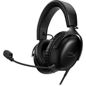 Casti Gaming HyperX Cloud III, DTS Headphone:X Spatial Audio, multiplatforma, 3.5mm, USB, negru