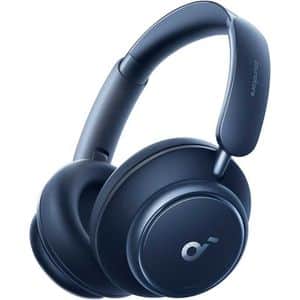 Casti ANKER Soundcore Space Q45, Bluetooth, Over-ear, Microfon, Noise Cancelling, albastru