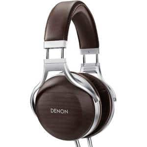 Casti DENON AH-D5200, Cu Fir, Over-Ear, Microfon, negru
