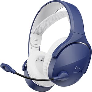 Casti Gaming Wireless HyperX Cloud Jet, Signature HyperX Sound, multiplatforma, albastru deschis