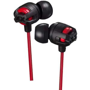 Casti JVC HA-FX103M-RE, Cu Fir, In-Ear, Microfon, rosu