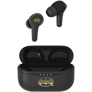 Casti pentru copii OTL Batman, Bluetooth, In-ear, Microfon, negru