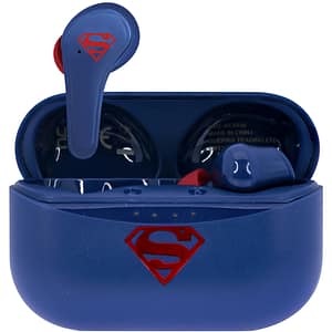 Casti pentru copii OTL Superman, Bluetooth, In-ear, Microfon, albastru