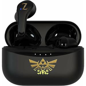 Casti pentru copii OTL Zelda Crest, Bluetooth, In-ear, Microfon, negru