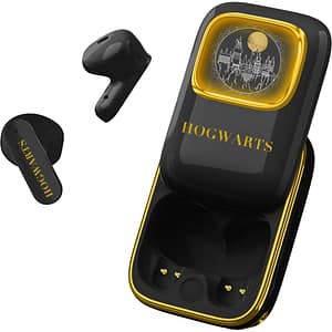 Casti pentru copii OTL Harry Potter Hogwarts, Bluetooth, In-ear, Microfon, negru