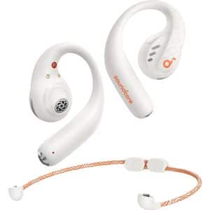 Casti ANKER Soundcore AeroFit Pro A3871G21, True Wireless, Bluetooth, Open-ear, Microfon, alb