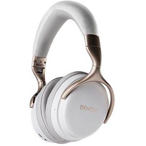 Casti DENON AH-GC30, Bluetooth, On-Ear, Microfon, Noise Cancelling, alb