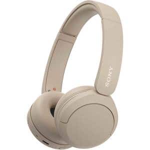 Casti SONY WH-CH520C, Bluetooth, On-Ear, Microfon, bej