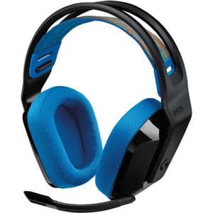 Casti Gaming Wireless LOGITECH G535 LIGHTSPEED, multiplatforma, negru-albastru