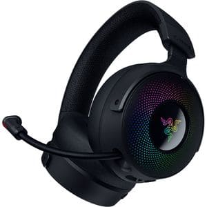 Casti Gaming Wireless RAZER Kraken V4 Pro, multiplatforma, THX Spatial Audio, negru