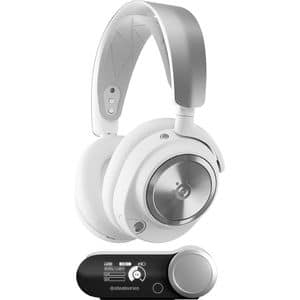 Casti Gaming Wireless STEELSERIES Arctis Nova Pro Wireless, Spatial Audio, multiplatforma, alb