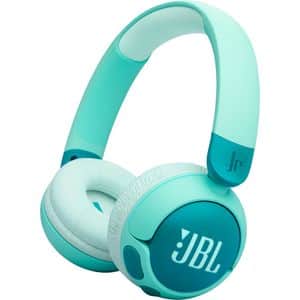 Casti pentru copii JBL JR320BT, Bluetooth, On-ear, Microfon, verde
