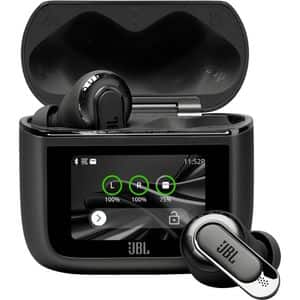 Casti JBL Tour Pro 3, True Wireless, Bluetooth, In-Ear, Microfon, Noise Cancelling, negru