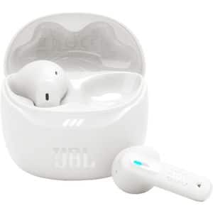 Casti JBL Tune Flex 2, True Wireless, Bluetooth, In-Ear, Microfon, Noise Cancelling, alb