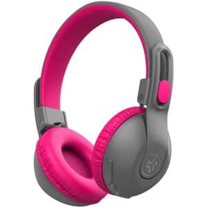 Casti pentru copii JLAB JBuddies Studio 2 Kids, Bluetooth, On-ear, Microfon, Gray/Pink