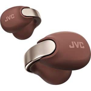 Casti JVC Nearphones HA-NP1T-T-U, True Wireless, Bluetooth, Open-ear, Microfon, maro-rosu