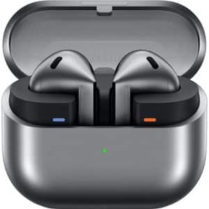 Casti SAMSUNG Galaxy Buds3, True Wireless, Bluetooth, In-Ear, Microfon, Noise Cancelling, Carcasa incarcare wireless, Silver