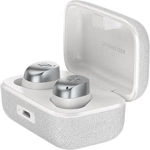 Casti SENNHEISER Momentum True Wireless 4, Bluetooth, In-Ear, Microfon, Carcasa Incarcare Wireless, Noise Cancelling, White Silver