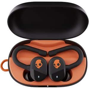 Casti SKULLCANDY Push Play Active S2PPW-S749, True Wireless, Bluetooth, In-Ear, Microfon, Black/Orange