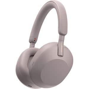 Casti SONY WH-1000XM5, Bluetooth, Over-Ear, Microfon, Noise Cancelling, roz