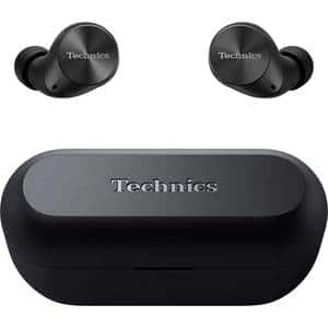 Casti TECHNICS EAH-AZ60M2EK, True Wireless, Bluetooth, In-ear, Microfon, Noise Cancelling, Carcasa incarcare wireless, negru