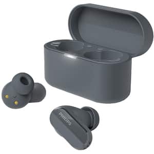 Casti PHILIPS TAT3508BK/00, True Wireless, Bluetooth, In-ear, Microfon, Noise Cancelling, negru