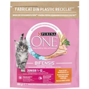 Hrana uscata pentru pisici PURINA ONE, Junior, Pui, 800 g