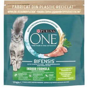 Hrana uscata pentru pisici PURINA ONE Indoor, Curcan, 1.5 kg