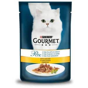 Hrana umeda pentru pisici PURINA GOURMET Perle, Pui, 26 x 85g