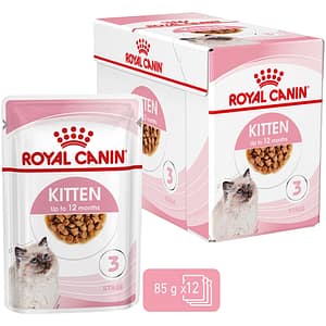 Hrana umeda pentru pisici ROYAL CANIN FHN Kitten, Junior, Mix in sos, 12 x 85g