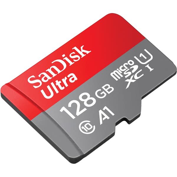 Card de memorie SANDISK Ultra microSDXC, 128GB, 140MB/s, clasa 10/U1/A1, UHS-I, adaptor