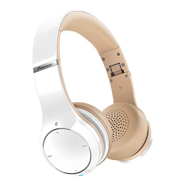 Casti PIONEER SE-MJ771BT-W, Bluetooth, NFC, On-Ear, Microfon, alb