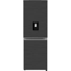 Combina frigorifica VORTEX VK30SDI01S, 296 l, H 185 cm, Clasa E, Dozator apa, dark inox