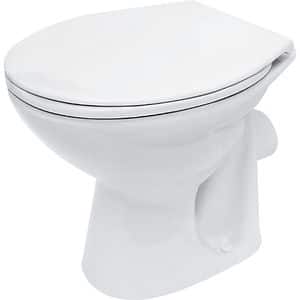 Vas WC CERSANIT President 10 K08-066-PT, ceramica, evacuare orizontala, 36 x 48.5 x 39.5 cm, alb