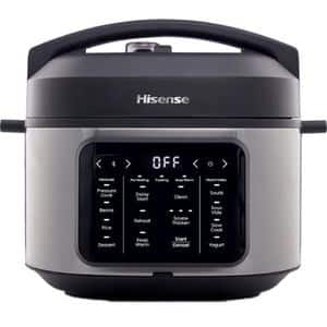 Multicooker HISENSE HMC6SBK, 6l, 1500W, 10 programe, argintiu-negru