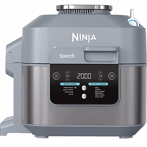 Multicooker NINJA Speedi 10in1 ON400EU, 5.7l, 1760W, 10 programe, argintiu-bleu