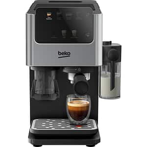 Espressor manual BEKO CaffeExperto CED7524X, 1.5l, 1688W, 15 bar, argintiu-negru