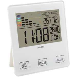 Termometru cu higrometru HAMA TH-10, alb