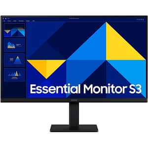 Monitor LED IPS SAMSUNG Essential S30GD LS27D300GAUXEN, 27", Full HD, 100Hz, negru