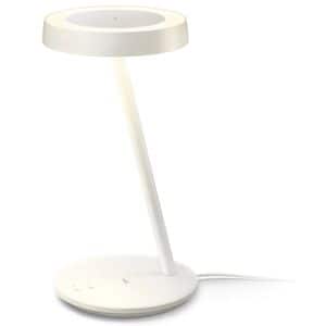 Lampa de birou LED WIZ 8720169072695, 10W, 600lm, Wi-Fi, lumina RGB, alb