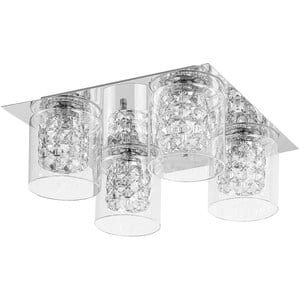 Plafoniera RABALUX Duchess, 40W, G9, IP20, Argintiu