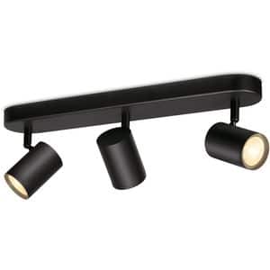 Spot LED WIZ 8719514551855, 5W, 1035lm, Wi-Fi, Negru