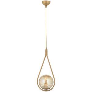 Pendul SQUID LIGHTING Damla, 60W, E27, auriu