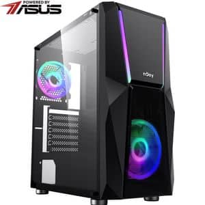 Sistem Desktop Gaming MYRIA Digital V41 Powered by ASUS, Intel Core I5-13400F pana la 4.6GHz, 16GB, SSD 500GB, NVIDIA GeForce GTX 1650 4GB, Ubuntu