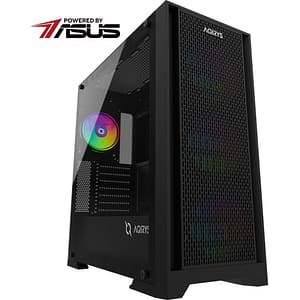Sistem Desktop Gaming MYRIA Style V92 Powered by ASUS, AMD Ryzen 5 9600X pana la 5.4GHz, 32GB, SSD 1TB, NVIDIA GeForce RTX 5070 Ti 16GB, Ubuntu